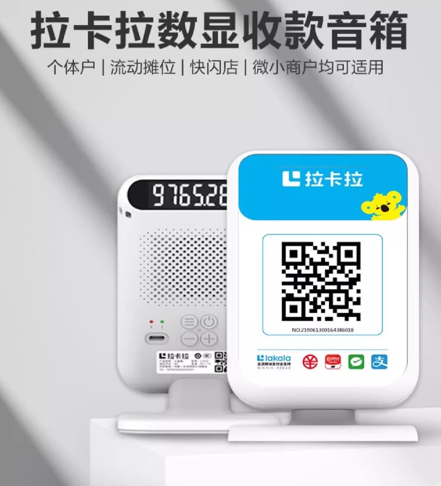 武汉拉卡拉收款云音响CS10
